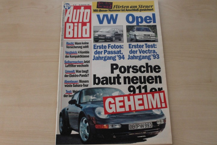 Deckblatt Auto Bild (40/1992)